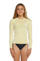 Rash Vest UV Classic Juvenil Banana · Manga Larga