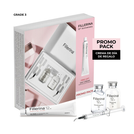 Pack Fillerina Tratamiento 12ha Grado 3 + Crema de Día 50ml Pack Fillerina Tratamiento 12ha Grado 3 + Crema de Día 50ml