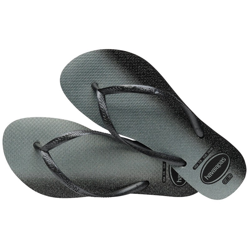 Ojotas Havaianas Slim Gloss Negro
