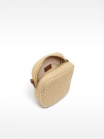 Bolso Para Móvil Efecto Rafia natural