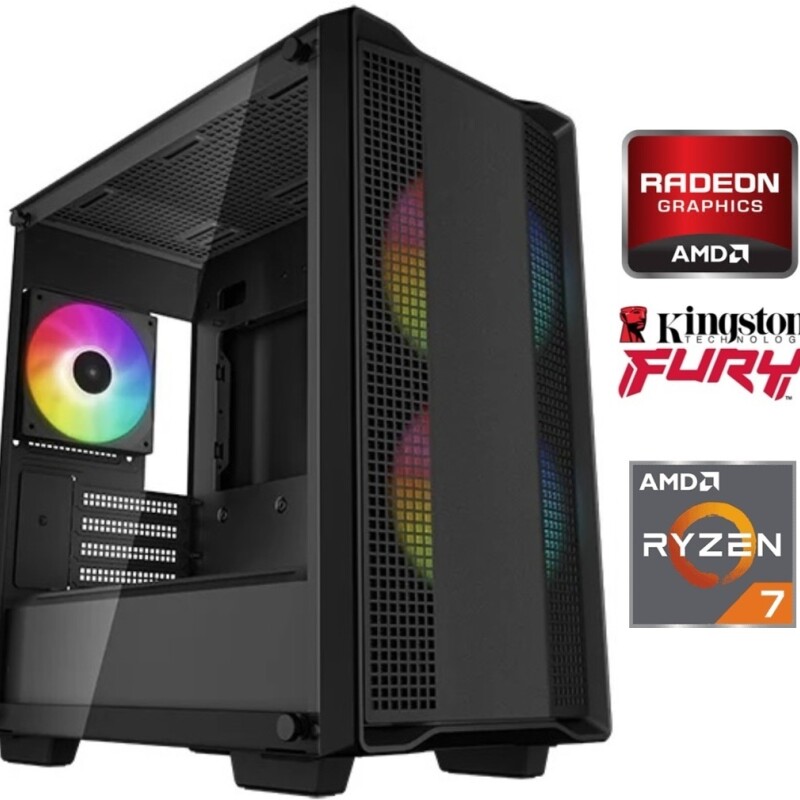 Equipo Gamer Ryzen 7 5700G, 16GB, 1TB NVMe, Graficos Radeon Equipo Gamer Ryzen 7 5700G, 16GB, 1TB NVMe, Graficos Radeon