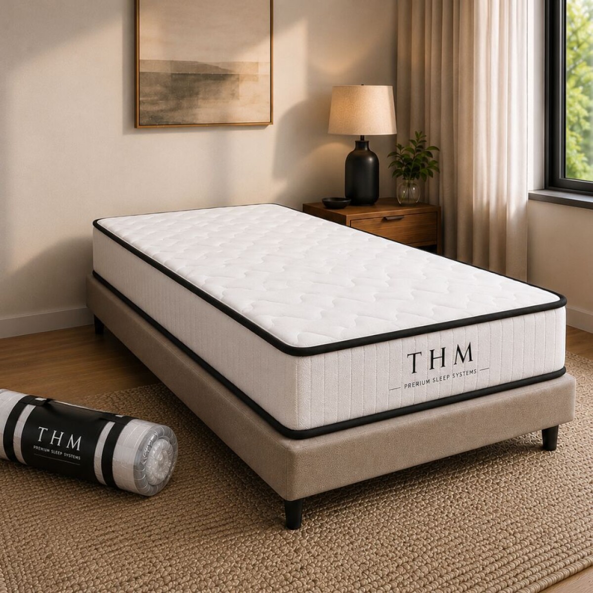 Colchon 1 plaza HAMPTONS Memory Foam 