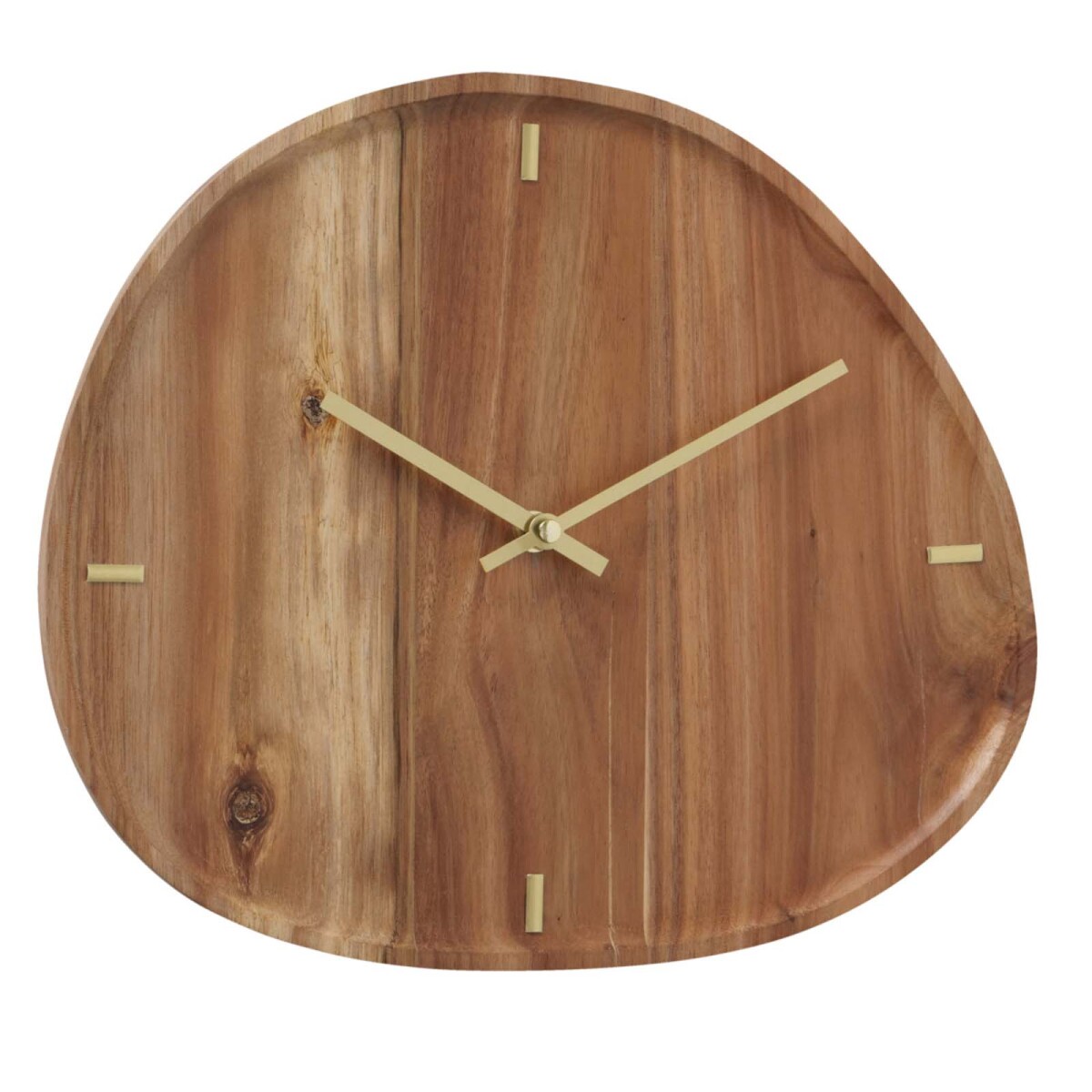 RELOJ DE PARED 2034241 - MADERA-ACACIA NATURAL-BEIGE NATURAL 