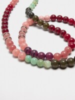Collar Largo Multicolor Efecto Piedra multicolor
