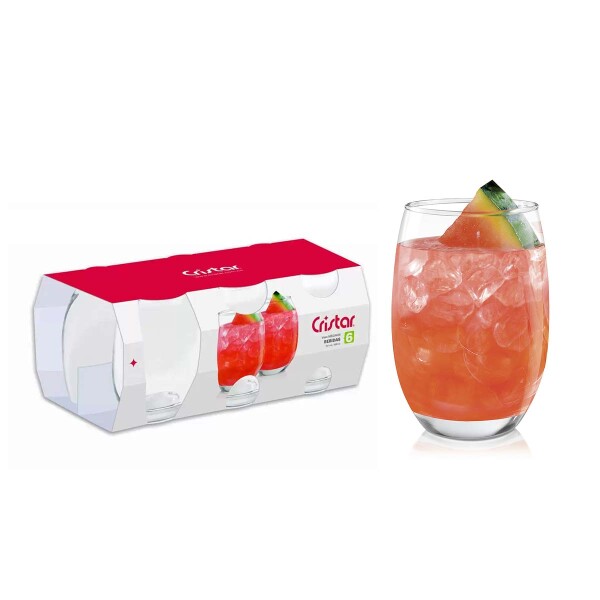 Set vasos Mikonos 460 ml x6 CRISTAR Set vasos Mikonos 460 ml x6 CRISTAR