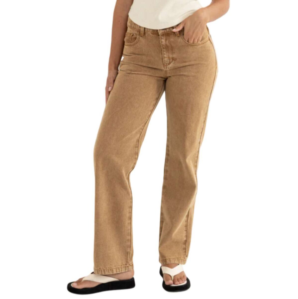 Pantalon Rhythm Amelia High Rise Jean - Rise Jean 