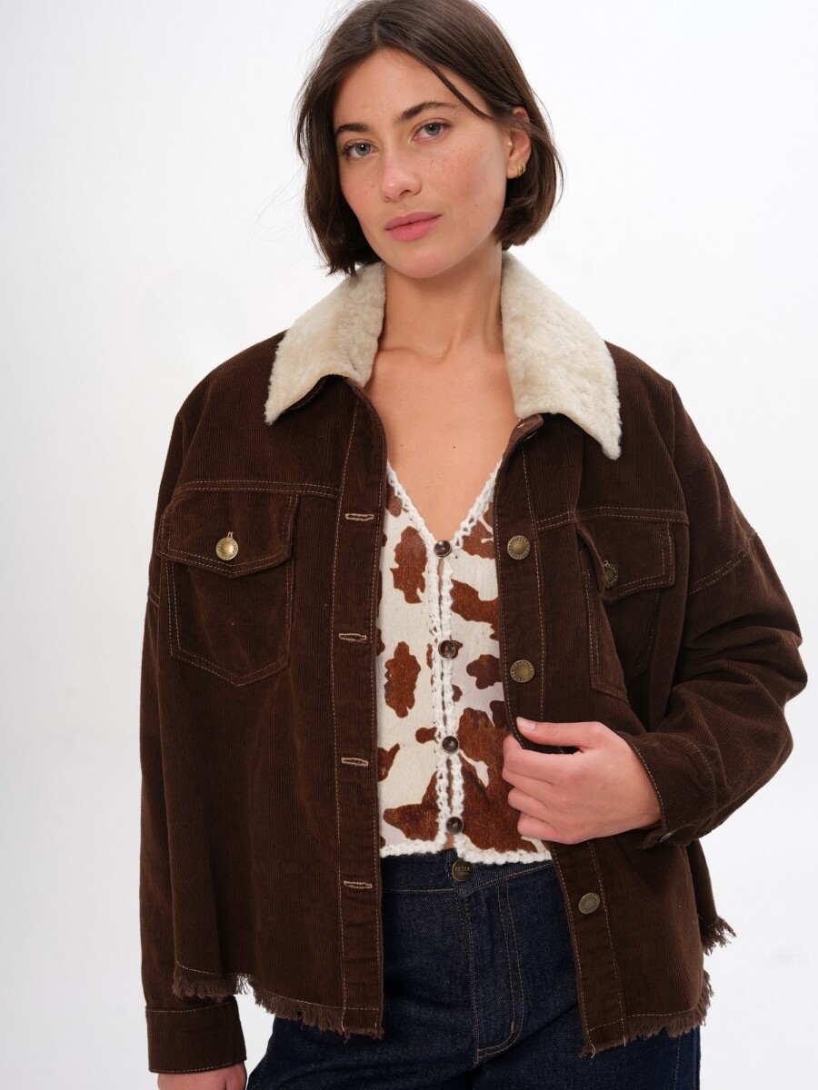 Sobrecamisa Serrana - Chocolate 