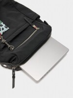 Mochila De Nylon Para Portátil 13" negro