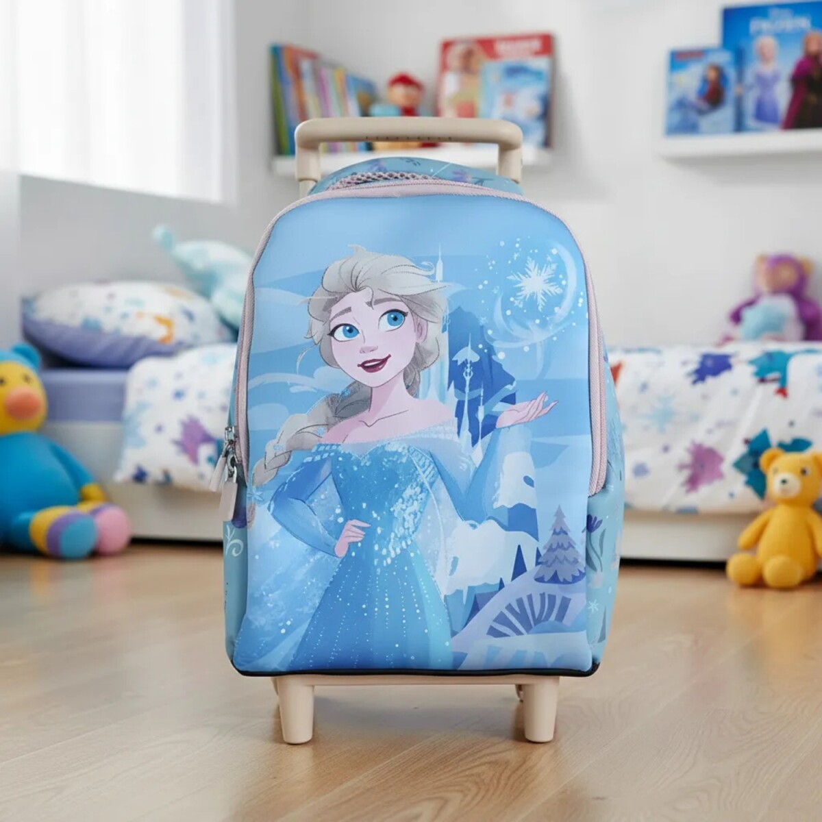 Mochila Disney carro Neopreno chica 27x21cm Frozen 