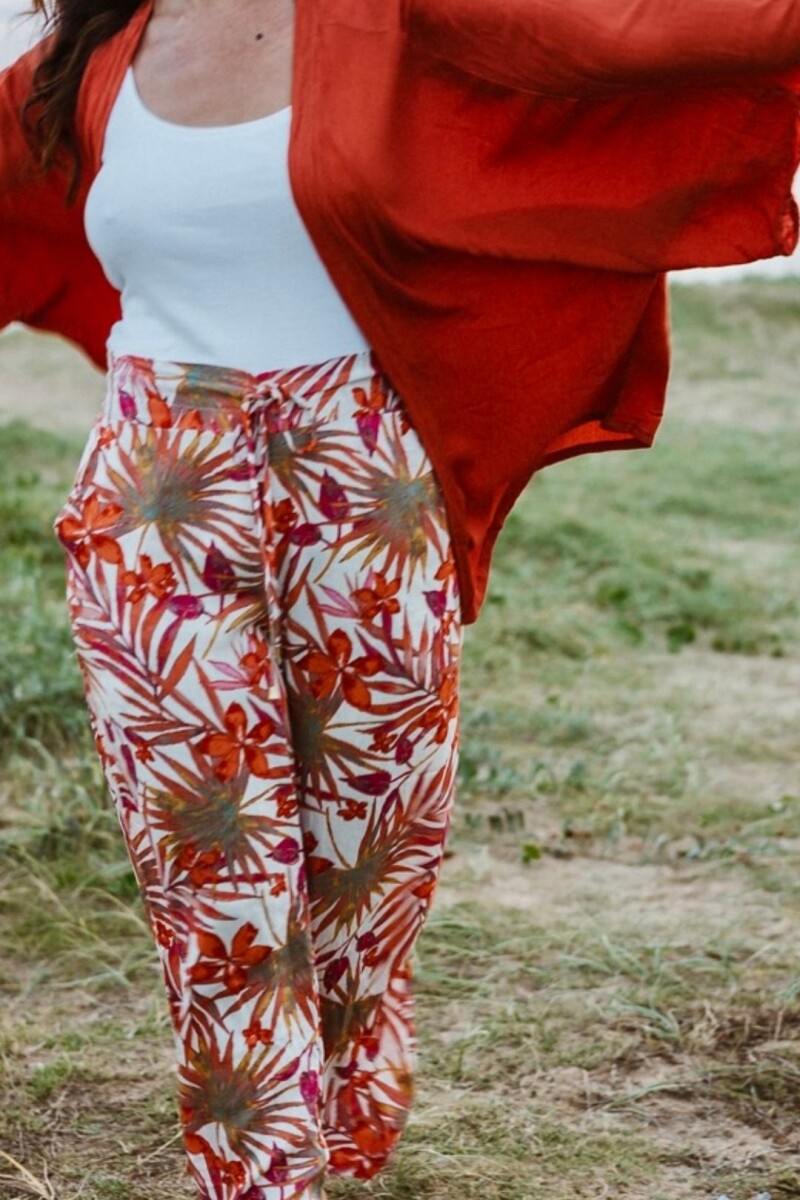 Babucha de rayòn Estampado