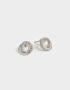 Aros Pasantes Premium Gold Aros Pasantes Bañado En Oro Blanco - Dorado