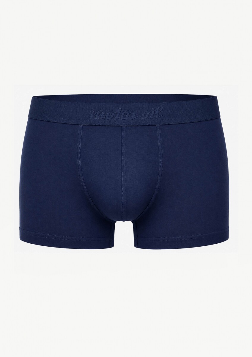 Bóxer Liso Bambú Soft - Azul 
