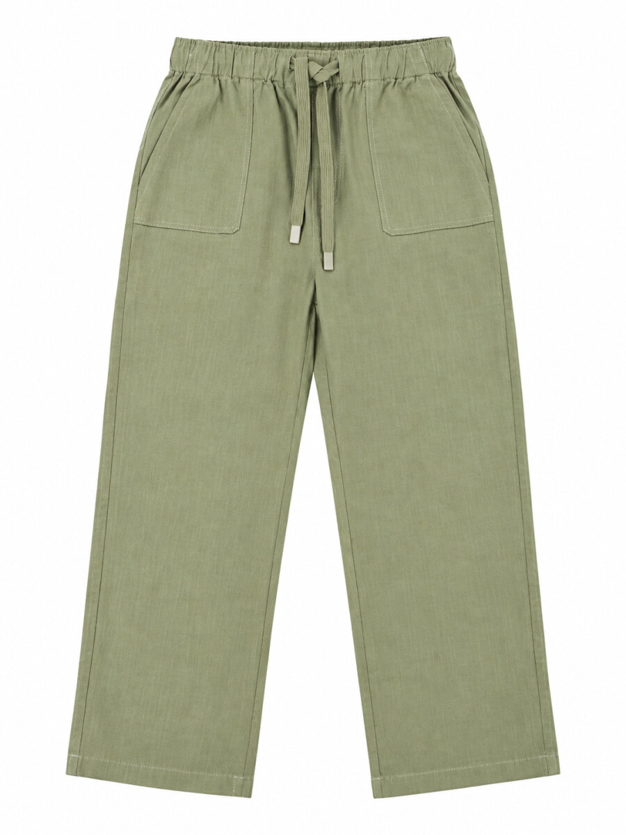 PANTALÓN ELENOX - VERDE GRISACEO 
