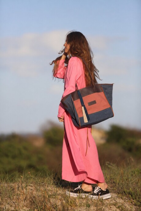 Colorful Weekender Chocolate / Azul