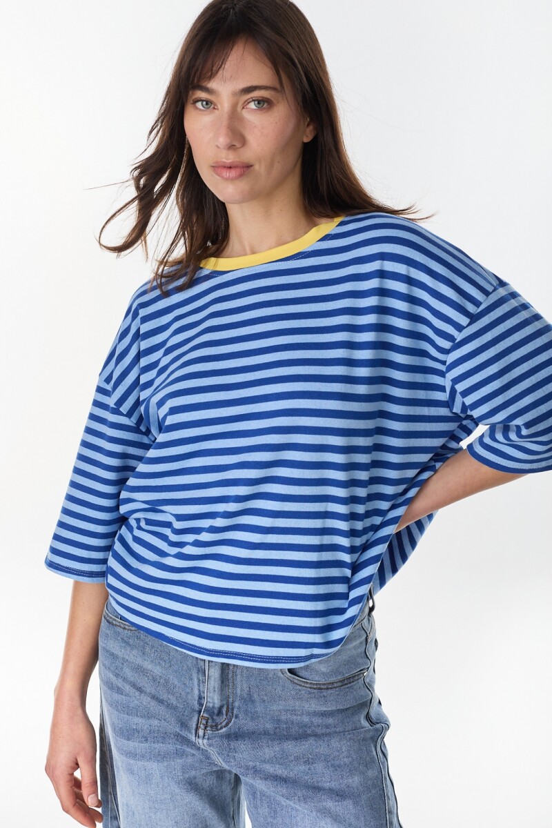Tshirt Rowan - Azul/Celeste 