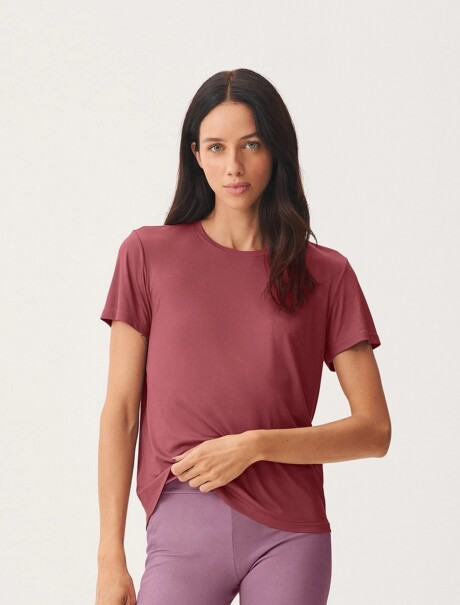 CAMISETA DEPORTIVA CON PROTECCIÓN UV ROSA