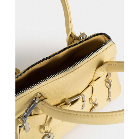 Cartera Mini Bowling Amarillo Claro