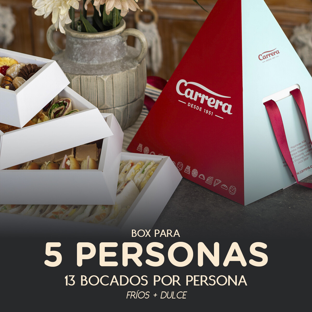 BOX Piramide para 5 personas - 000 