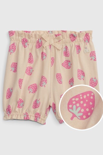 Short Con Elástico Bebé Strawberry