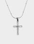 Cadena Corta con Dije Religioso Cadena Corta Con Dije De Acero Quirúrgico - Plateado