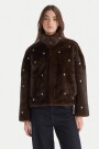 SACO PELO Marron