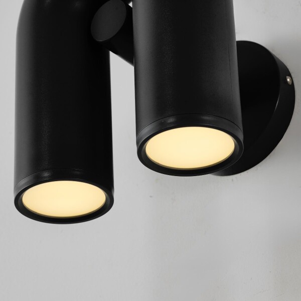 LUMINARIA DE PARED ORBITER Negro - UNICO