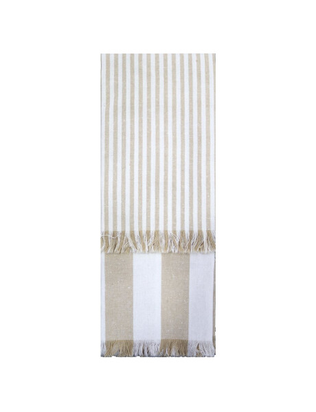 SET X2 REPASADORES 40X60CM RAYAS BEIGE SET X2 REPASADORES 40X60CM RAYAS BEIGE