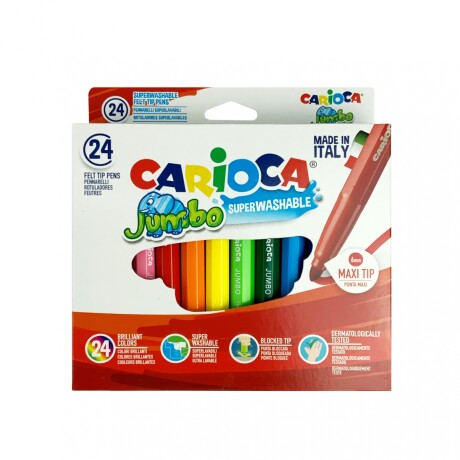 Marcador Carioca Grueso Jumbo x 12 Marcador Carioca Grueso Jumbo x 12