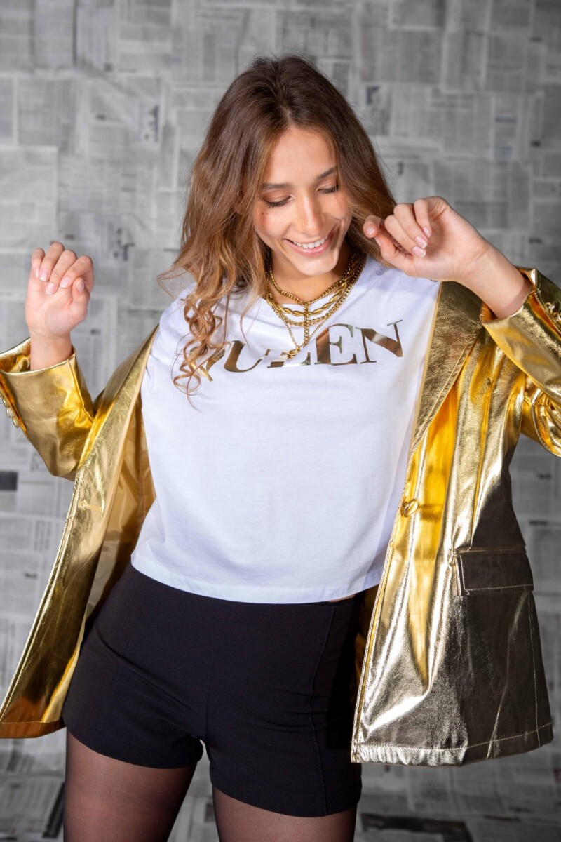 Remera Queen Blanco