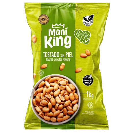 MANI PELADO TOST. S/SAL 1K KING MANI PELADO TOST. S/SAL 1K KING