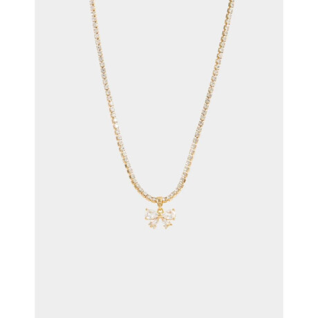 Cadena Corta con Dije Premium Gold Dorado