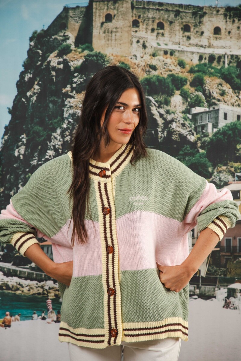 Cardigan New Glory Verde PRE ORDEN