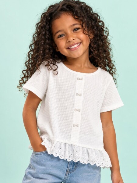T-SHIRT COCOMIEL 6814 M.C BLANCO