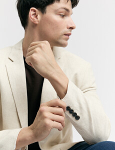 110553 SACO HARRINGTON LABEL Beige