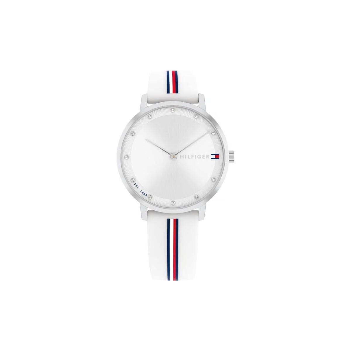 Reloj Tommy Hilfiger 1782735 Para Mujer De Silicona Blanca 