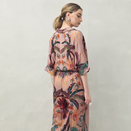 PANTALON ACROSTICO Lila Grisáceo