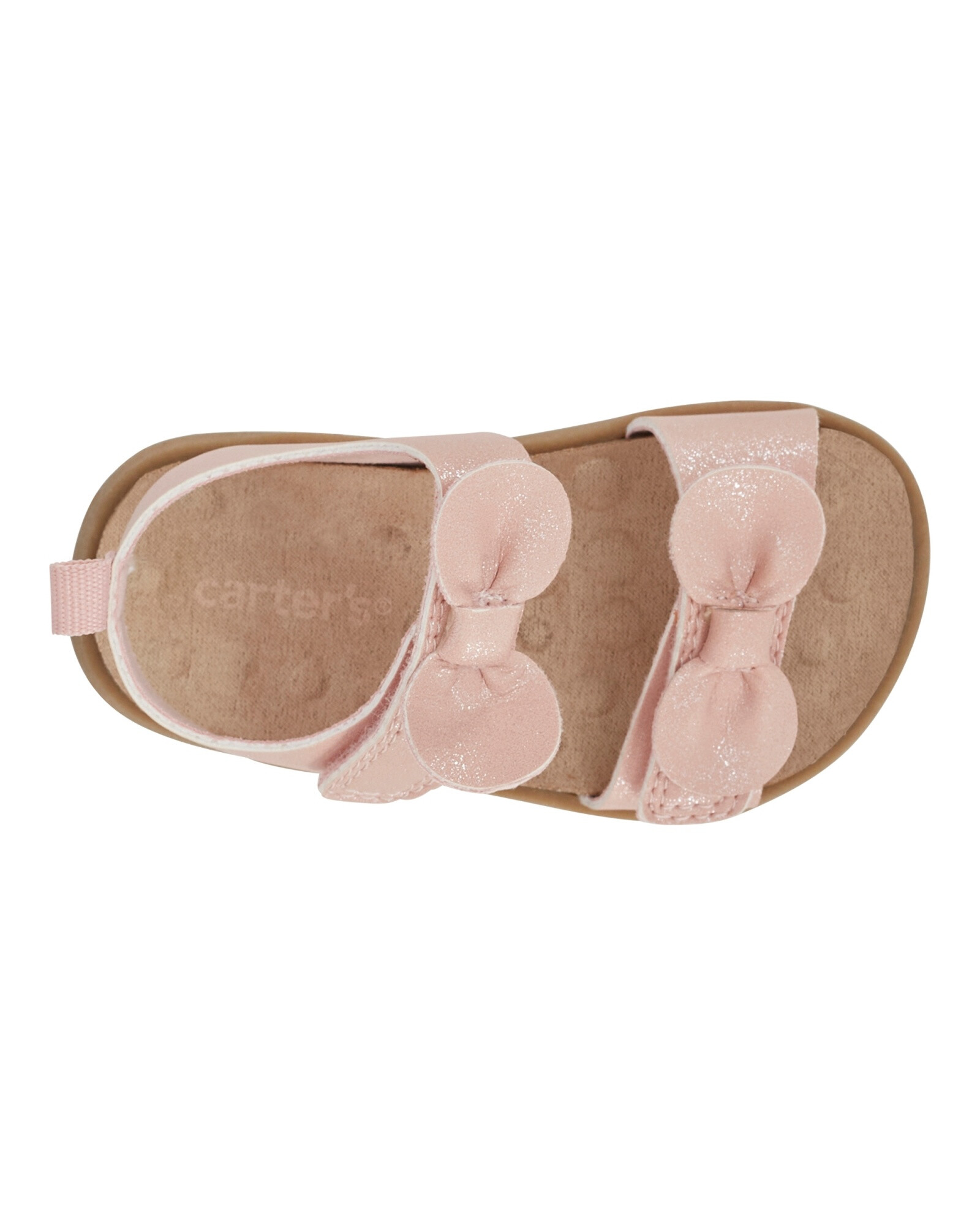 Sandalias con glitter, rosadas Sandalias con glitter, rosadas