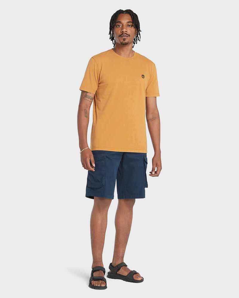 Polera Oyster River Logo Garment Dyed SS Tee Hombre P47