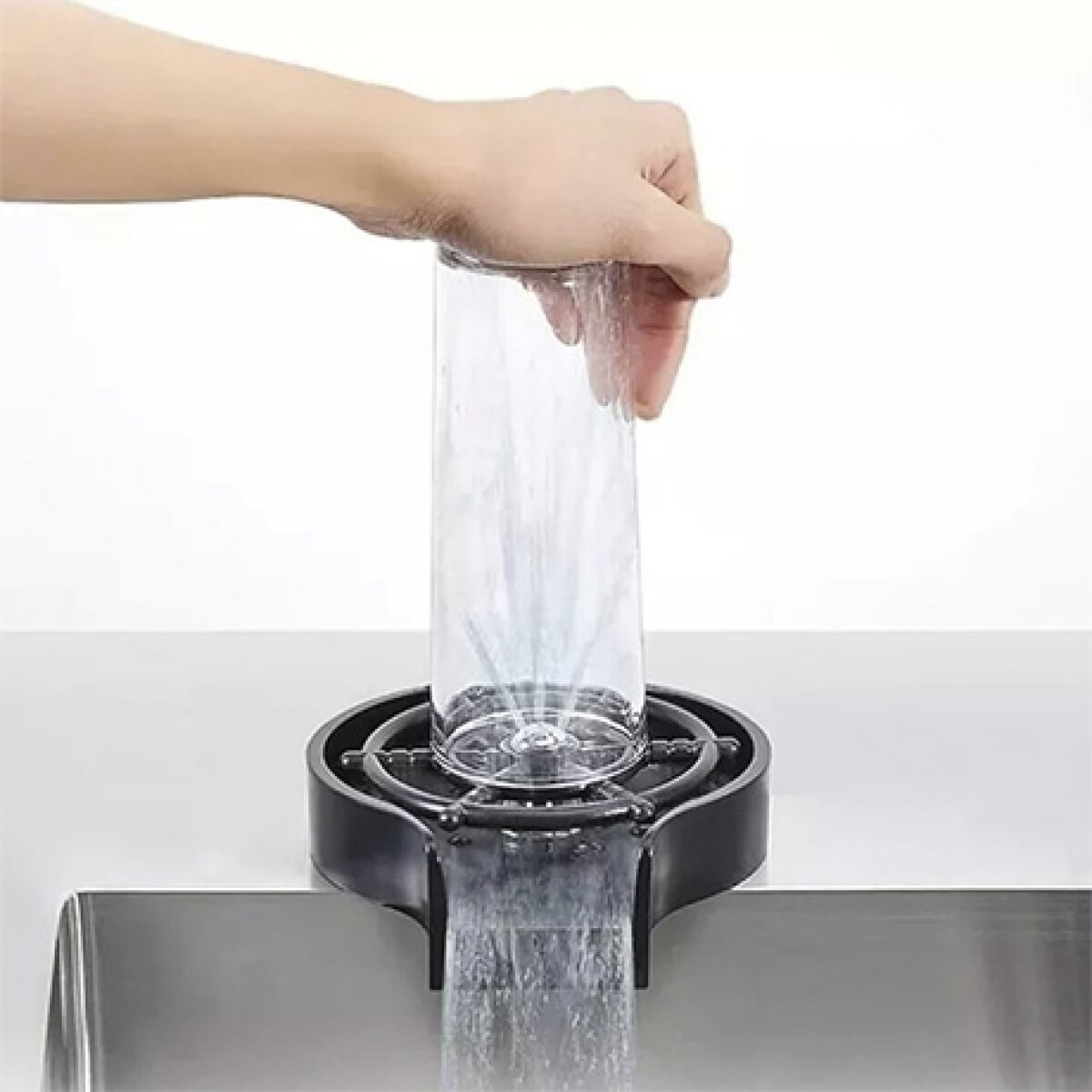 Limpiador A Presión De Vasos Y Vajilla + Colilla Para Instal 