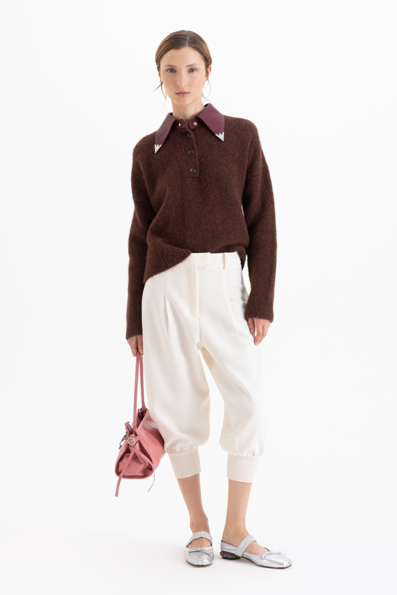 PANTALON ITALIA Manteca