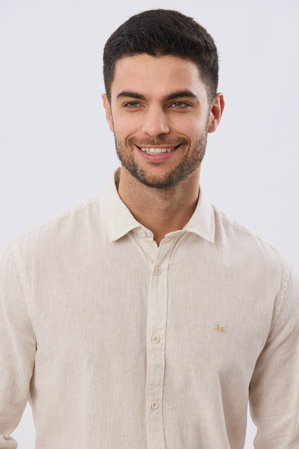 CAMISA RAYADA DE LINO Arena
