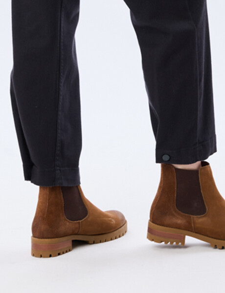 PANTALÓN DE GABARDINA Azul