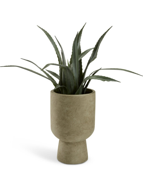 Maceta SOLVI Ø25xA40cm verde Maceta SOLVI Ø25xA40cm verde