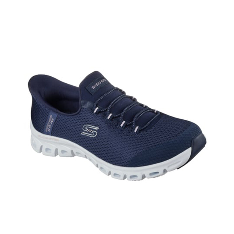 Championes Slip-Ins Mesh Bungee Azul