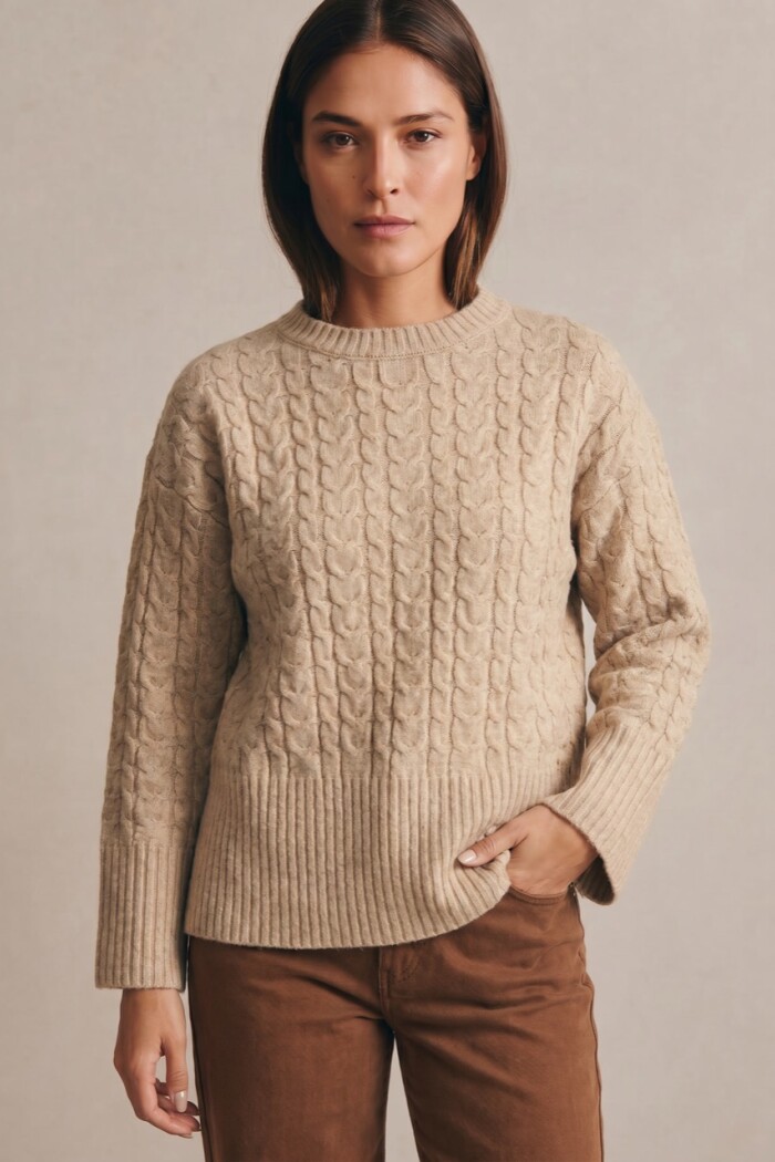 Sweater Textura Beige Melange