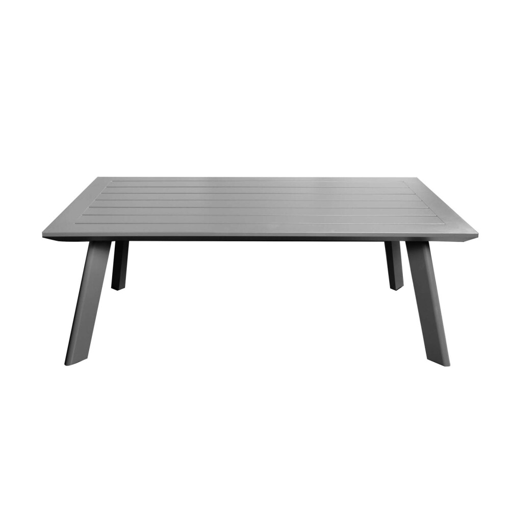 SET DE LIVING ESQUINERO ALUMINIO GRIS TENERIFE