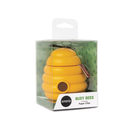 BUSY BEES - Clips para papel y contenedor magnético BUSY BEES - Clips para papel y contenedor magnético