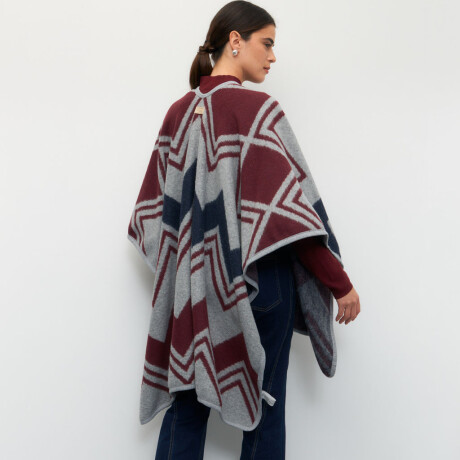 PONCHO HITRA Bordó Merlot