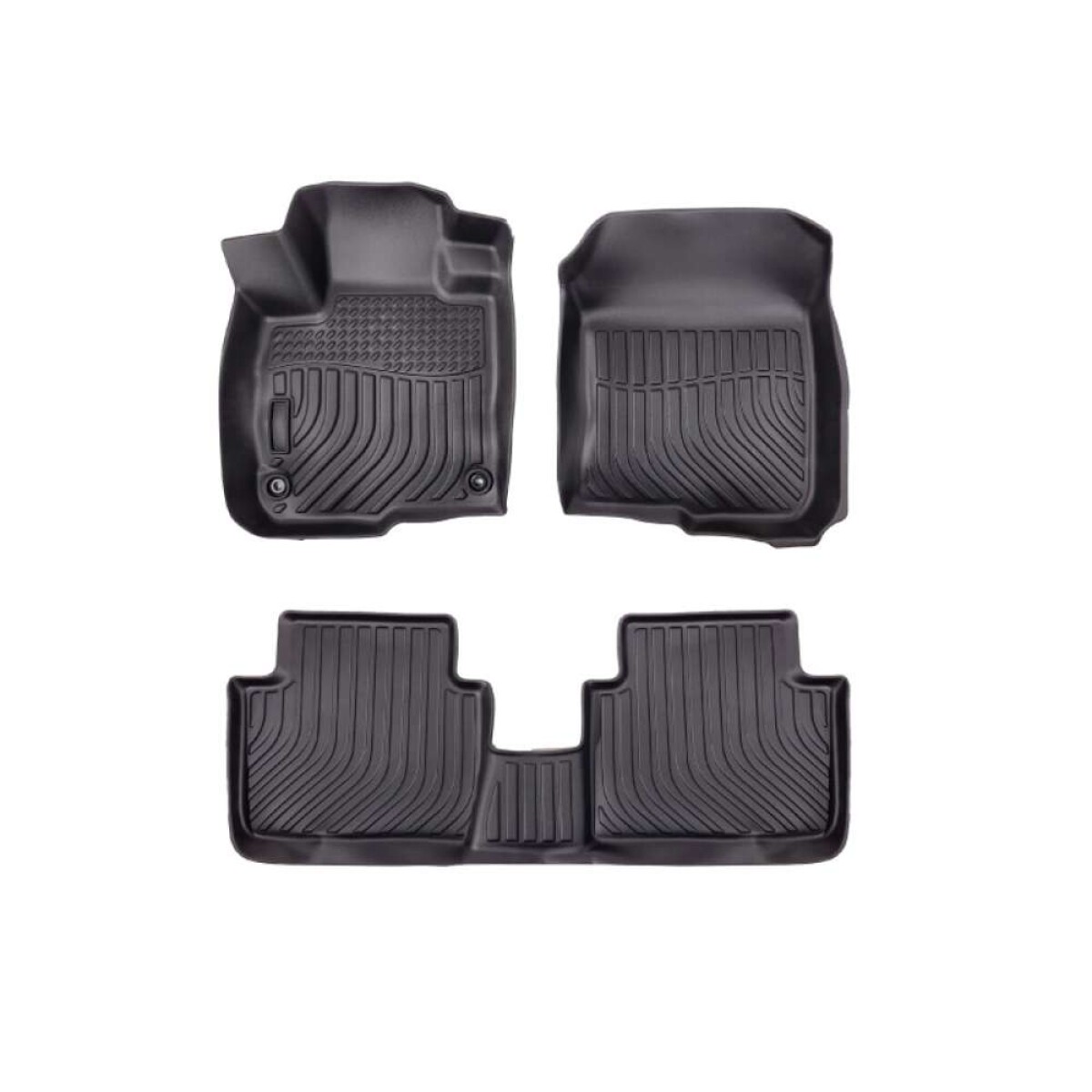 Bandejas De Piso Honda Hrv 2022 - Set De Tres Piezas 