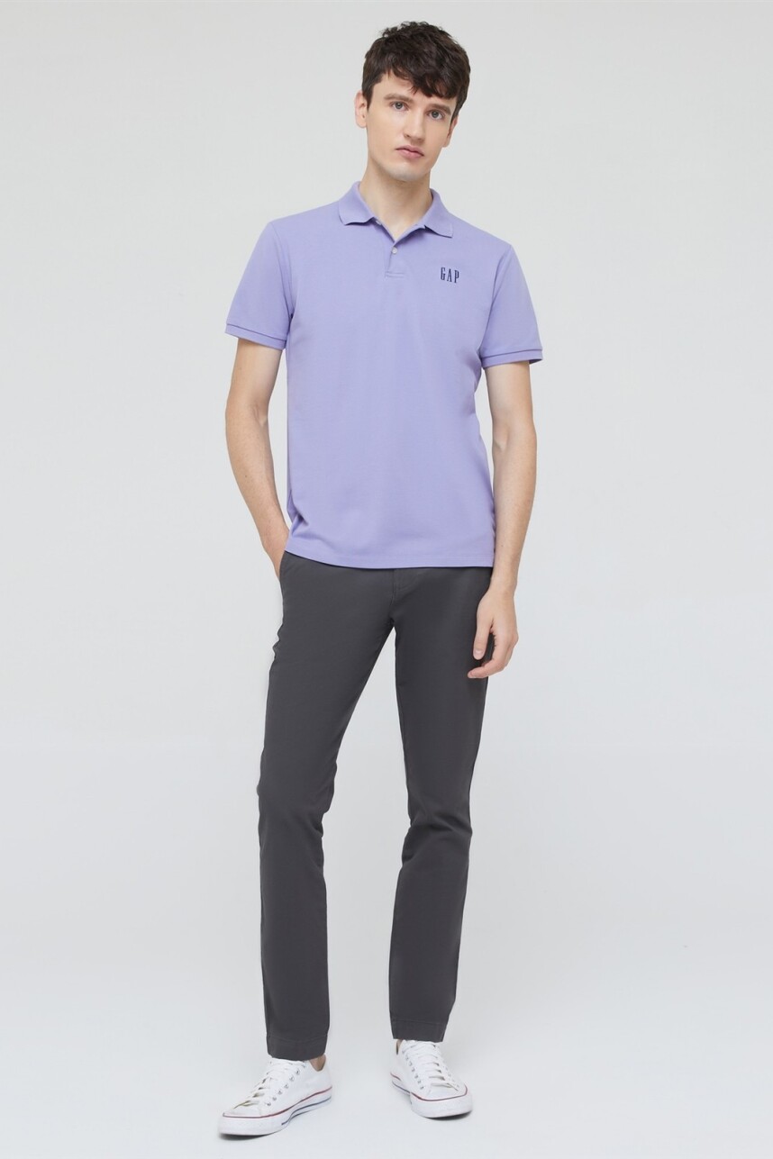 Pantalón Khaki Skinny Hombre Soft Black